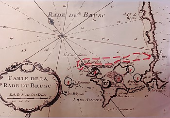Carte des ballades en mer sur les pointus du Brusc Carte des ballades en mer sur les pointus du Brusc