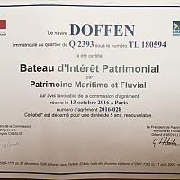 Doffen, Bateau d'Intérêt Patrimonial