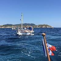 Sortie au Rouveau en pointu des élèves de l'école Reynier